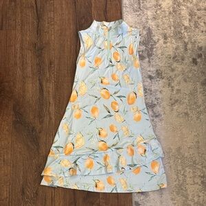 Sleeveless Citrus Dress
